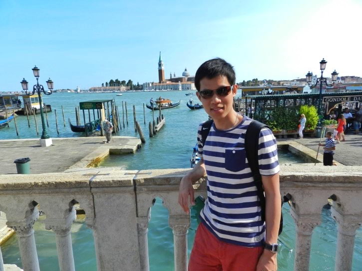 Josh in Venice Italy