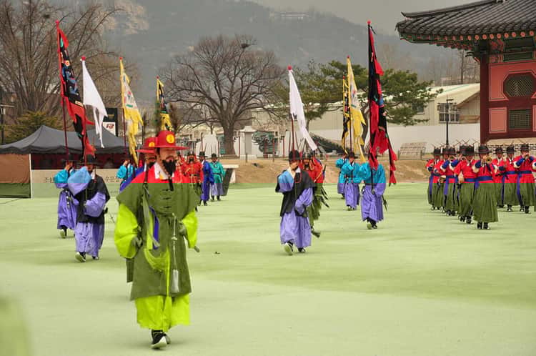 Changing of the Royal Guard Performance in Gyeongbokgung Palace