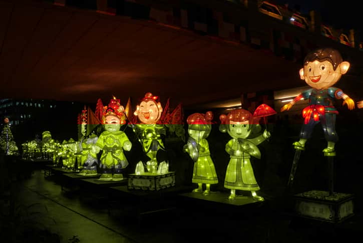 Cartoon Statues at Cheonggyecheon Stream