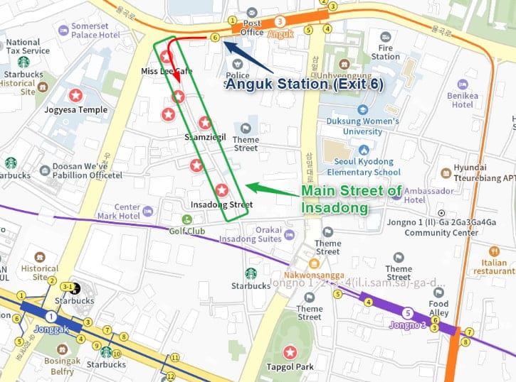 How to Get to Insadong in Seoul