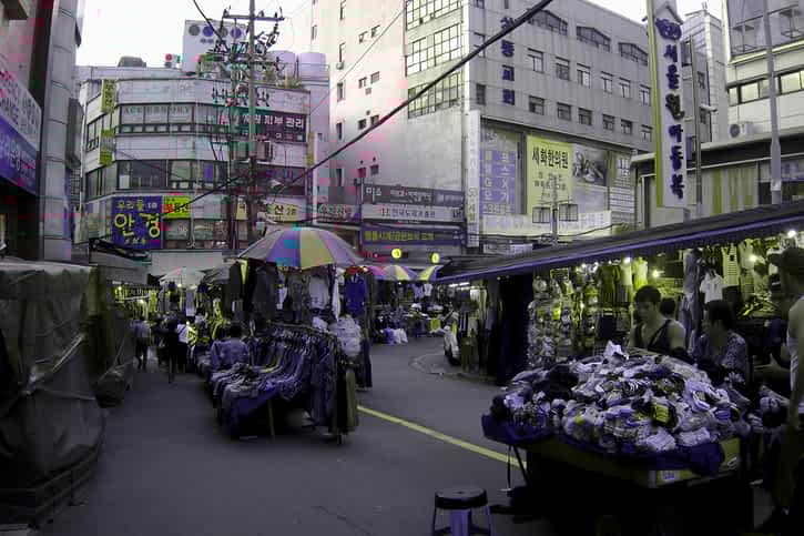 Socks Stall in Namdaemun