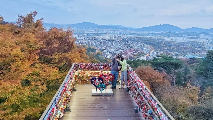 Proposal Staircase in Namsan Seoul Tower