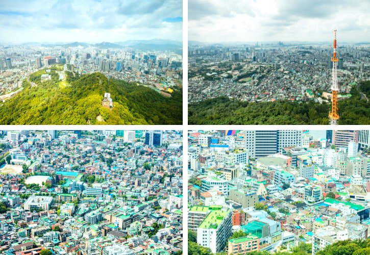 Observation Deck from N Seoul Tower