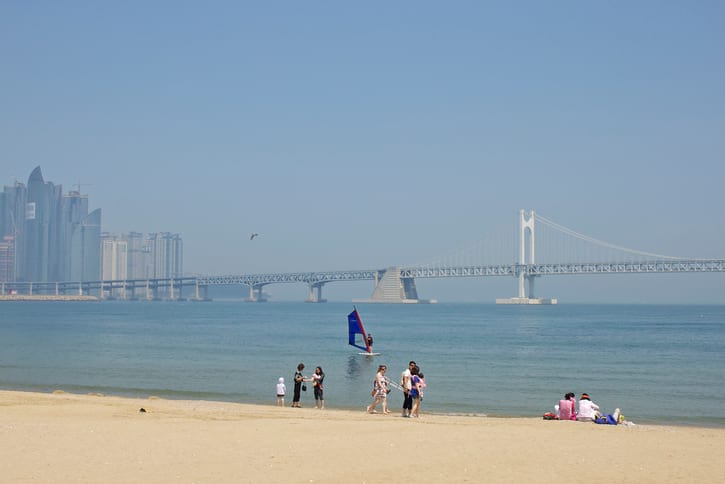 Gwangalli Beach Sand