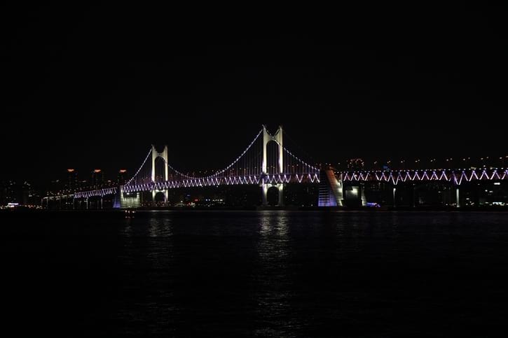 Gwangandaegyo Bridge Lighting Show