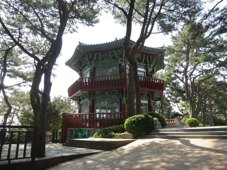 Temple Structure in Dongbaek Island