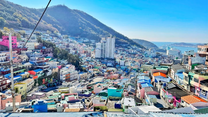 Panoramic View of Gamcheon Culture Village