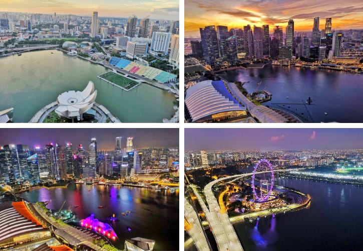 Beautiful Scenes from Sands SkyPark Observation Deck