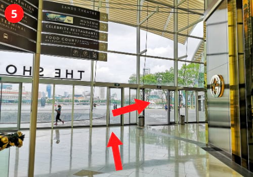 Step 5 Guide to ArtScience Museum from Bayfront MRT Station