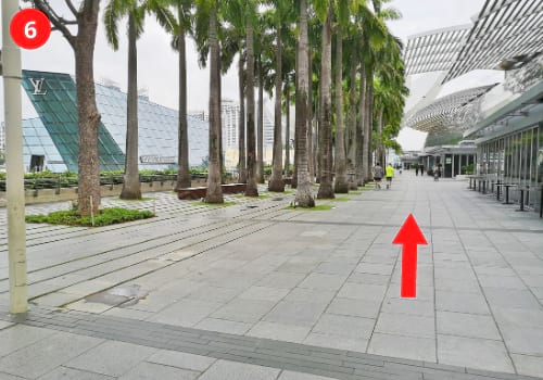 Step 6 Guide to ArtScience Museum from Bayfront MRT Station