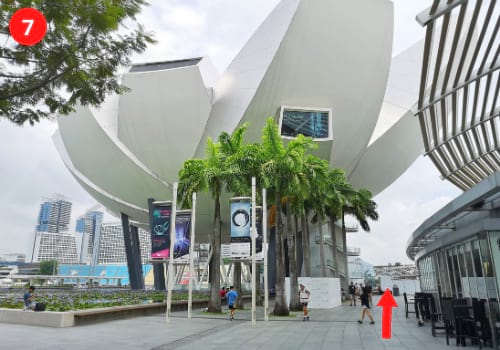 Step 7 Guide to ArtScience Museum from Bayfront MRT Station