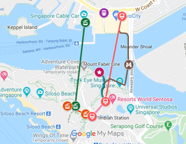 SEA Aquarium Singapore Google Maps Guide