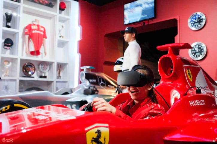 VR Racing Experience at Madame Tussauds Singapore