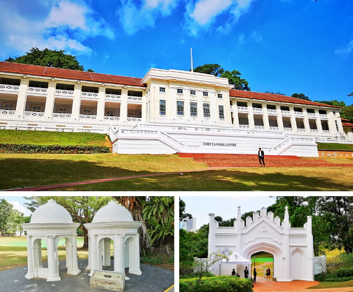 Fort Canning Arts Centre, Cupolas and Gothic Gate