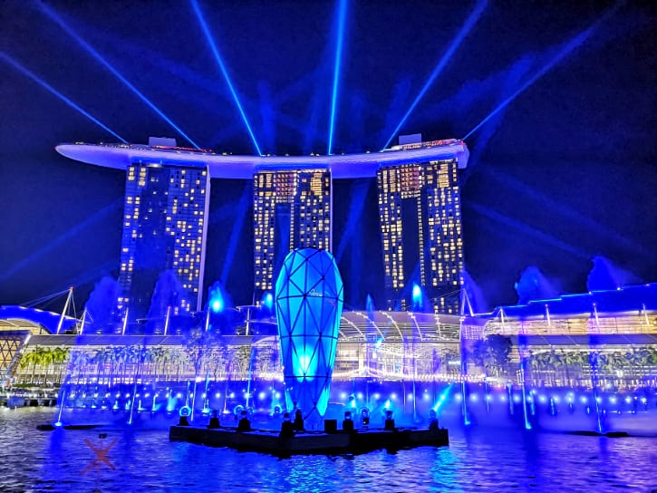 Marina Bay Sands View via Singapore River Cruise