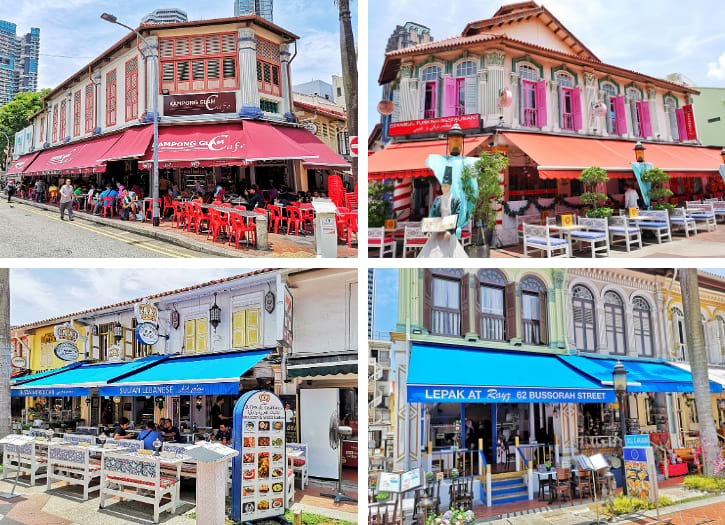 Food Stalls along the Arab Street