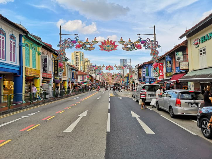 Serangoon Road in Little India Singapore