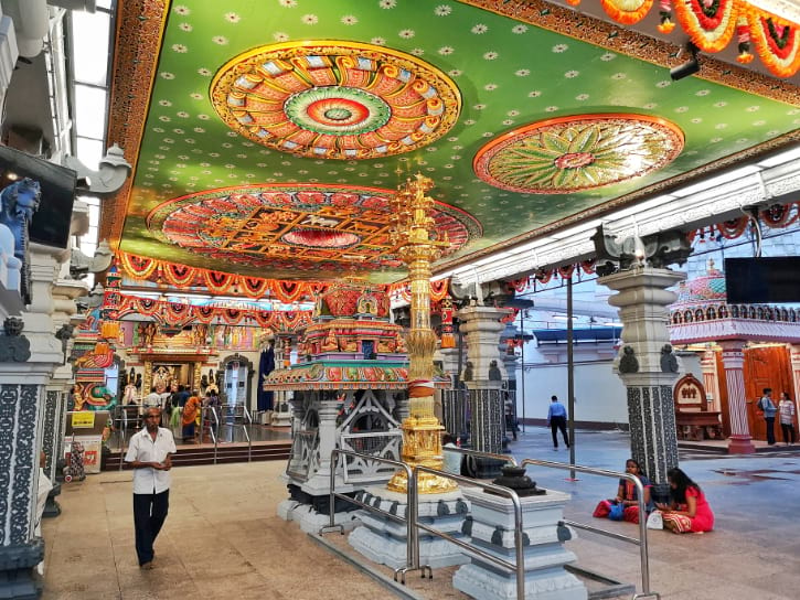 Sri Srinivasa Perumal Temple Interior Hall