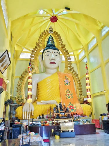 Tall Buddha Statue at Sakya Muni Buddha Gaya Temple