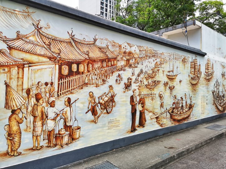 Thian Hock Keng Wall Mural