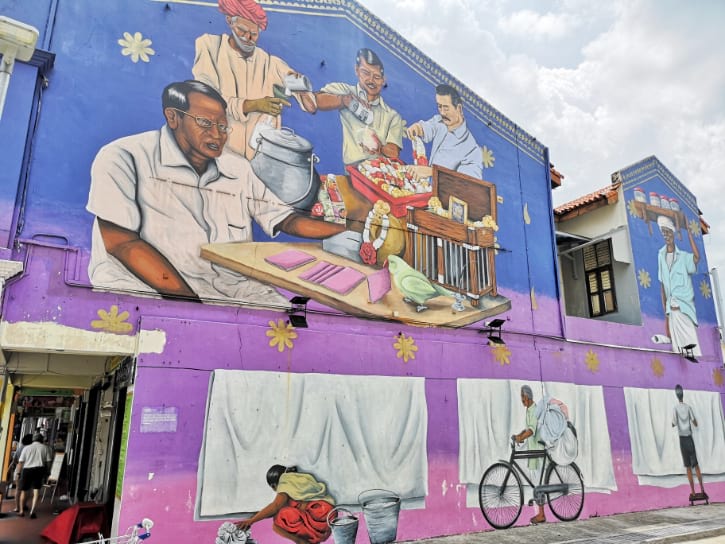 Traditional Trades of Little India Mural