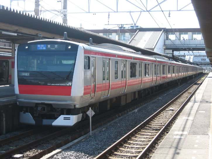 JR Keiyo Line Train in Tokyo