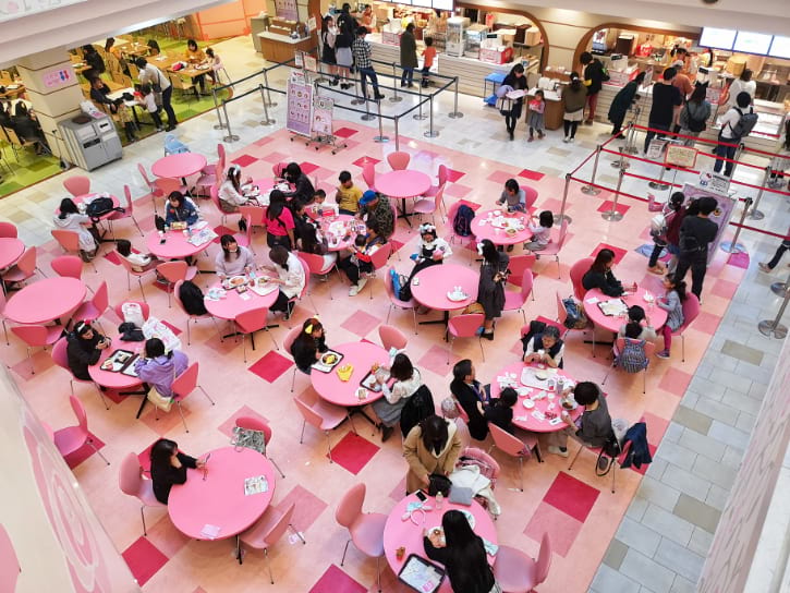 Character Food Court Dinning Area