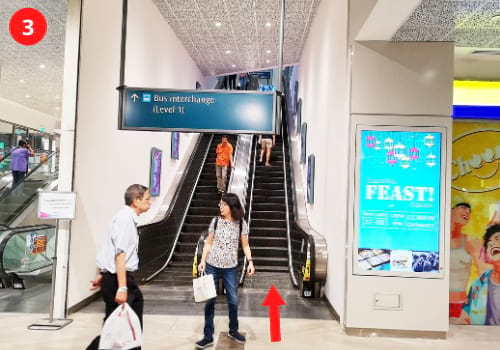 Escalator to Bus Interchange