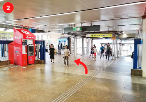 Khatib MRT Station Walkway