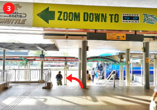 Khatib MRT Station Stairs