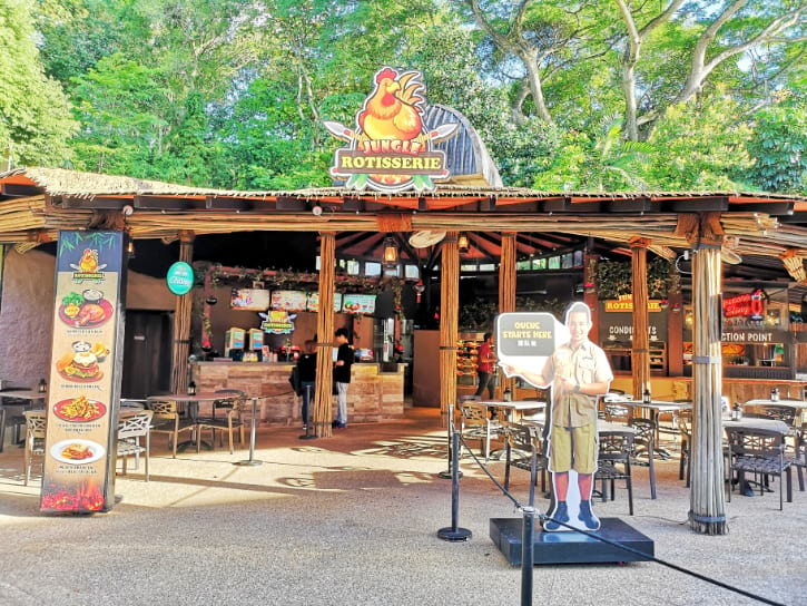 restaurant in night safari singapore