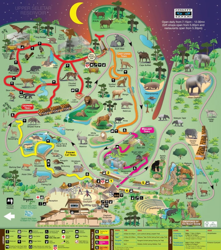 night safari map 2022