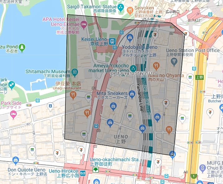 Ueno Map