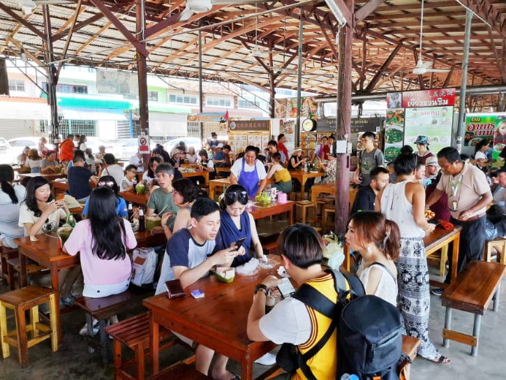 Food Court in the Floating Market