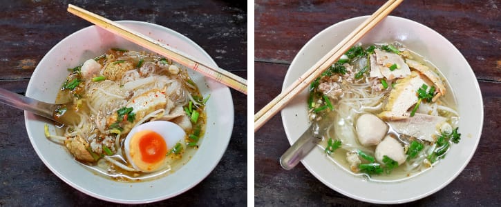 Tom Yum Noodles and Soup Noodles