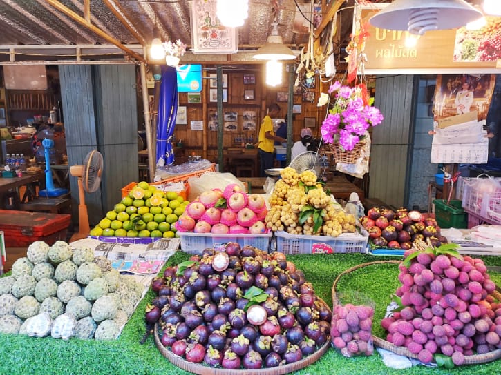 Mangosteens, Lychees, Apples, and Limes