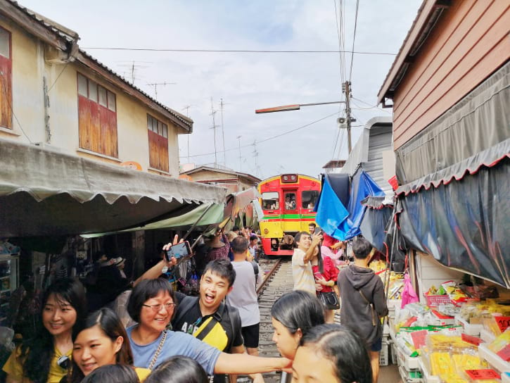 Maeklong Railway Market Overview