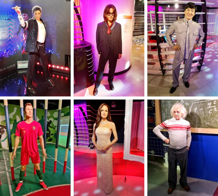 Wax Figures at Madame Tussauds Bangkok