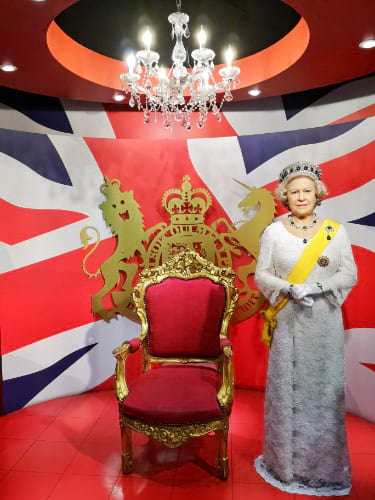 Queen Elizabeth II Wax Figure