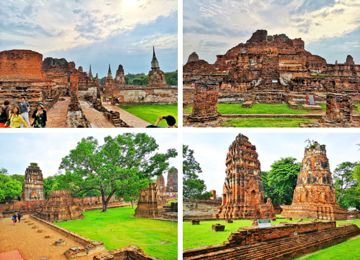 Towering Pagodas at Wat Mahathat