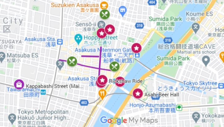 Asakusa Map