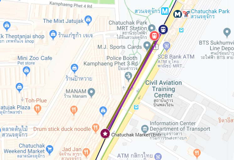 Chatuchak Market Map   Chatuchak Weekend Market Google Maps Guide 