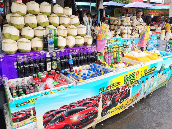 Coconuts and Soft Drinks