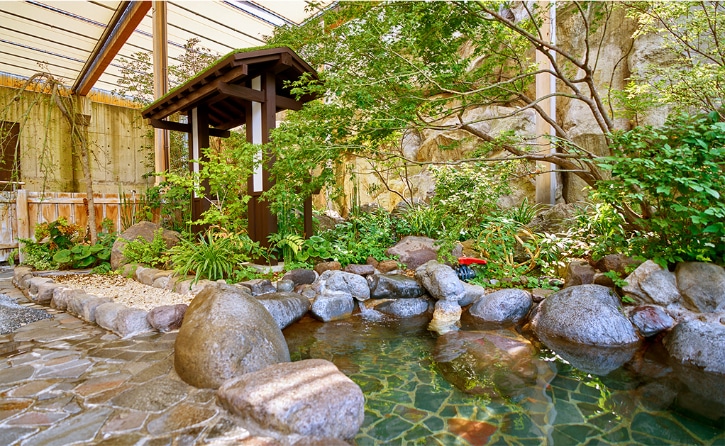 Men Outdoor Bath Oedo Onsen