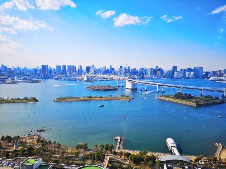 The incredible views from the Fuji Television Building observation deck