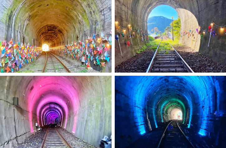 Different Designs Inside the Tunnels