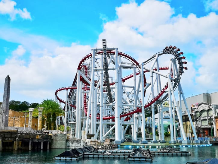 universal studios singapore roller coaster