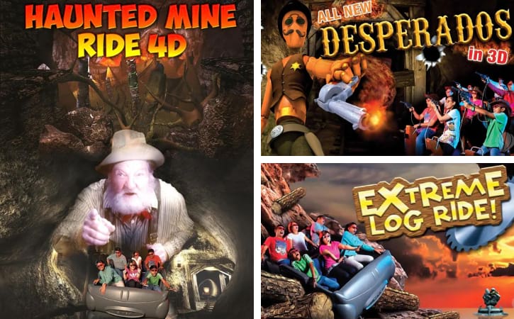 4D adventures at Sentosa 4D AdventureLand, featuring thrilling rides and interactive experiences