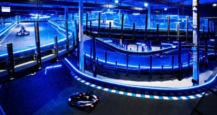 Race on high-speed go-karts and experience the thrill of HyperDrive in Sentosa