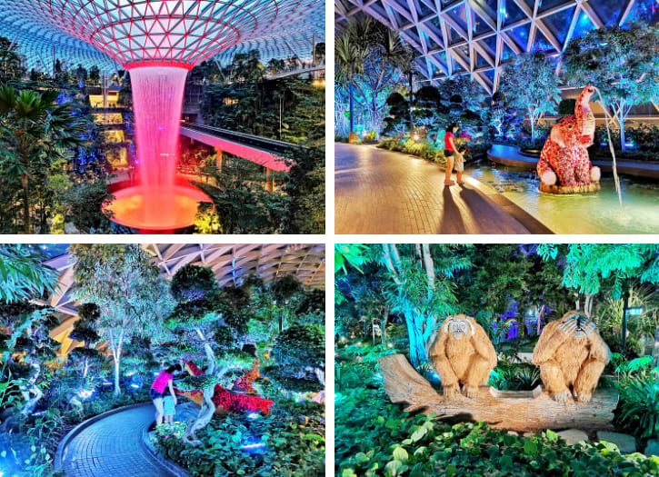 Colorful Scenes at Canopy Park with Vibrant Floral Decorations